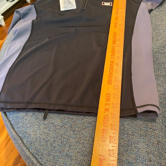 NWT Howzit L Slim Lycra Zipper Short Sleeve Sun Swim 50 UV Rash-guard Surf, Bike - Picture 6 of 8